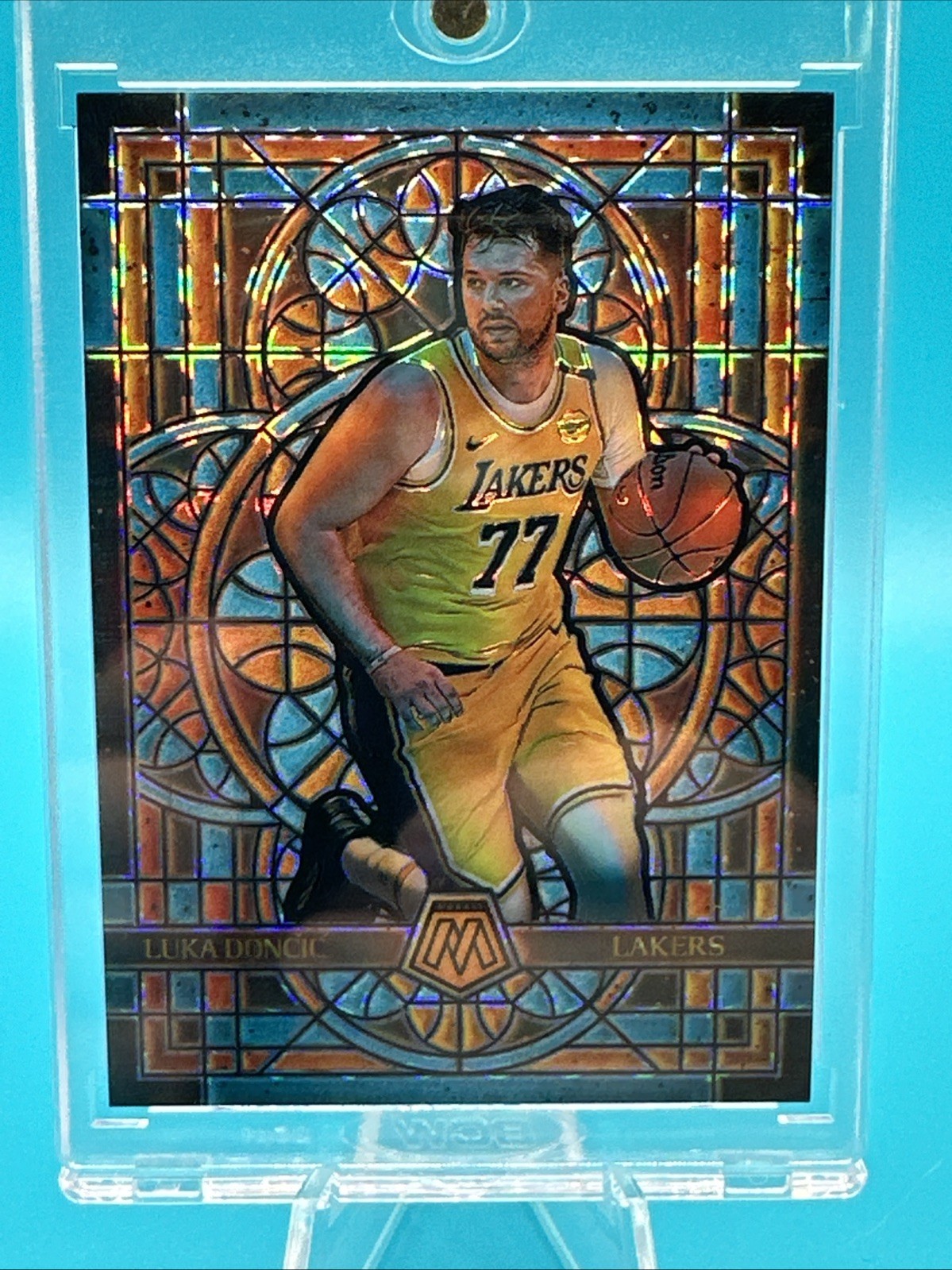 2024 Panini Mosaic Stained Glass Luka Doncic #13 SSP