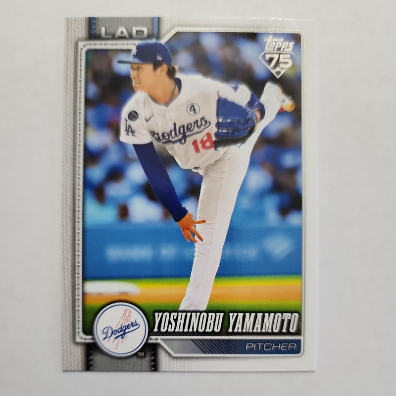 NEW 🔥 2026 Topps Series 1 #90 Yoshinobu Yamamoto Los Angeles Dodgers