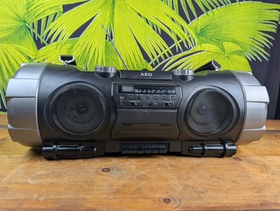 Ghettoblaster AEG SRP-4335 CD MP3 USB Boombox Vintage Kassettenrekorder 00er