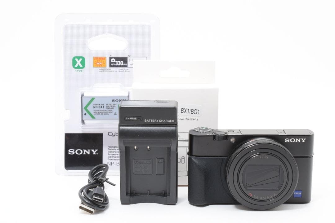 Sony Cyber-shot DSC-RX100M6 Black Compact Digital Camera 24-200mm Tested Japan