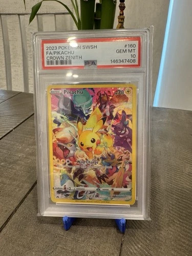Pokemon TCG Crown Zenith Pikachu Card 160/159 Secret Rare HP PSA 10
