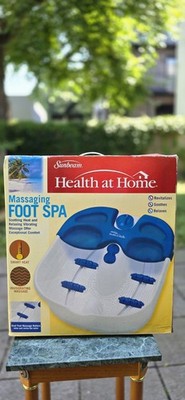 	CINERY Foot Spa Bath Massager with Heat Bubbles Vibration and Pedicure Foot	