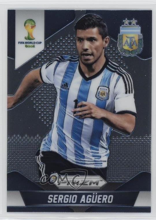 2014 Panini Prizm World Cup Sergio Aguero #13 0jf5