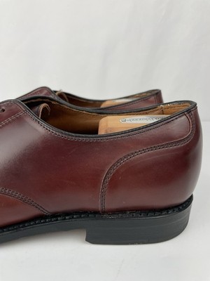 Allen Edmonds Bradley Burgundy Shell Cordovan Split Toe Derby