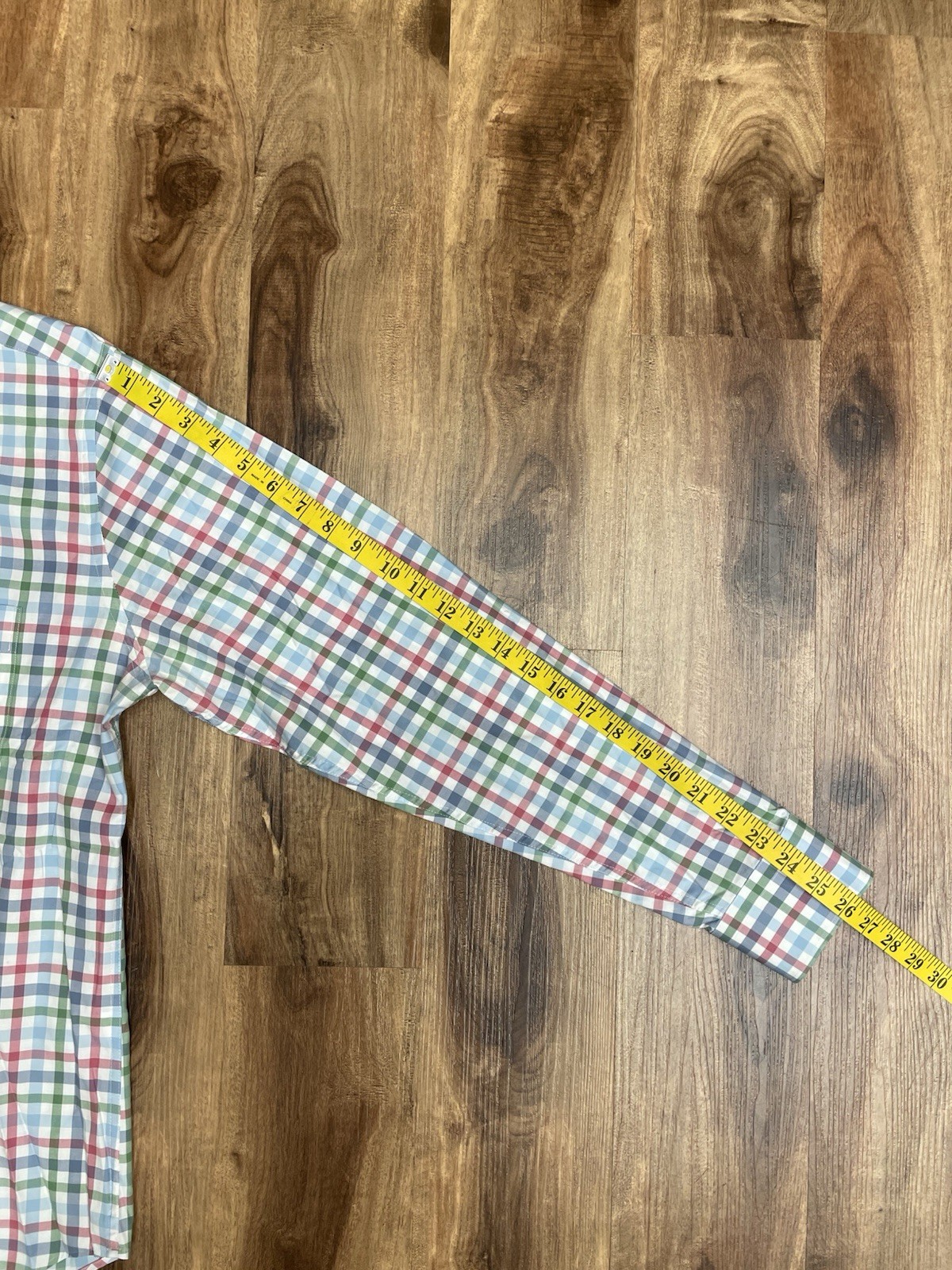 Peter Millar Button Down Shirt Rainbow Plaid Chec… - image 6