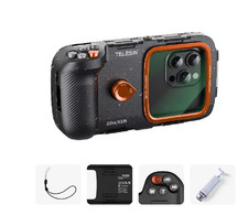 Telesin Diving Phone Camera Shoot Hand Grip Phone Remote Case IP68 Waterproof