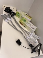 2 clip on grow lights with timers & 2 propogation heat mats, plants & Seedlings
