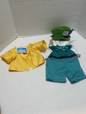 BUILD A BEAR WORKSHOP  RARE & HTF ALICE IN WONDERLAND MAD HATTER OUTFIT BNWT