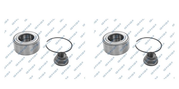 GSP 2X Radnabe Radlagersatz Hinten FüR Land Rover Freelander LN LN L314 L359-image