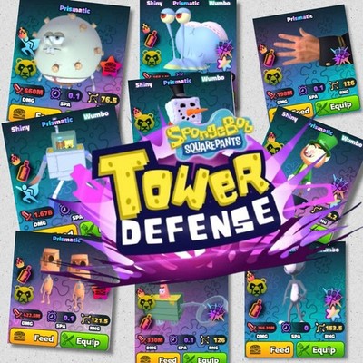 Spongebob Tower Defense - All Items Unit | SBTD ( Cheap And Fast Delivery )