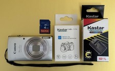 Canon PowerShot ELPH 180 Digital Camera 20.0MP 8x Optical Zoom With Extras 