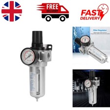 Compact Air Compressor Regulator with Moisture Water Trap and Filter Connection