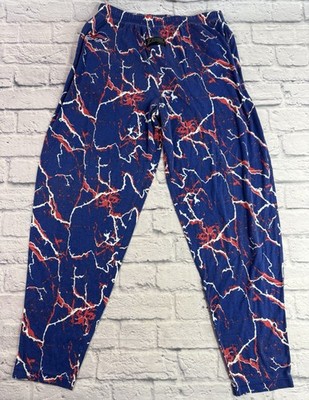 Vintage 90s Buffalo Bills Zubaz Pants Sz L Camo Sweatpants NFL Mens EUC 
