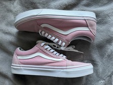 Size 8.5 Men  s/ 10 Women  s Vans Old Skool Pink Suede/ Canvas Sneaker