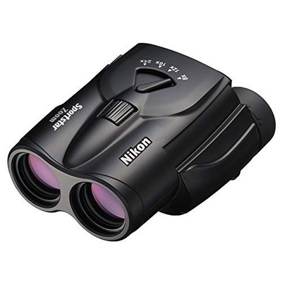 Nikon Sportstar Zoom 8-24x25 Porro Prism Binoculars SPZ8-24X25BK
