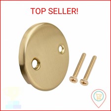 RP31556CZ Overflow Plate and Screws Drain Kit Replacement for Delta Tub, Champag