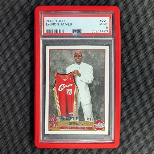 2003 Topps LeBron James PSA 9 #221