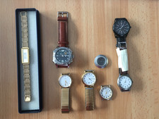  Konvolut  Uhren  / Ersatzteil-defekt / für Bastler / Ersatzteil Konvolut