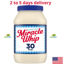Miracle Whip Mayo-Like Dressing, for a Keto and Low Carb Lifestyle, 30 Fl Oz Jar