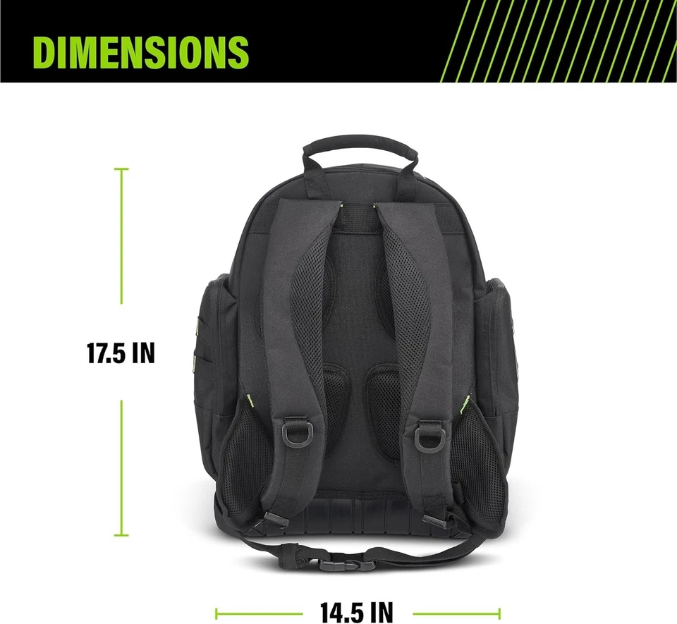 AWP Extreme Tool Backpack | Rugged Polyester Jobsite Backpack with Waterproof. - Image 4 of 4