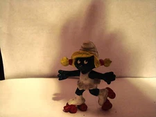 Smurfs Smurfette Roller Skating Figurine