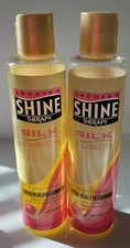 2x Smooth ‘N Shine Silk Fusion Repair Oils 6.7Oz. See Fill Lines & Pics