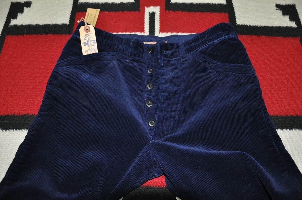 Mister Freedom x Sugar Cane Indigo Corduroy EL Americano Trousers 