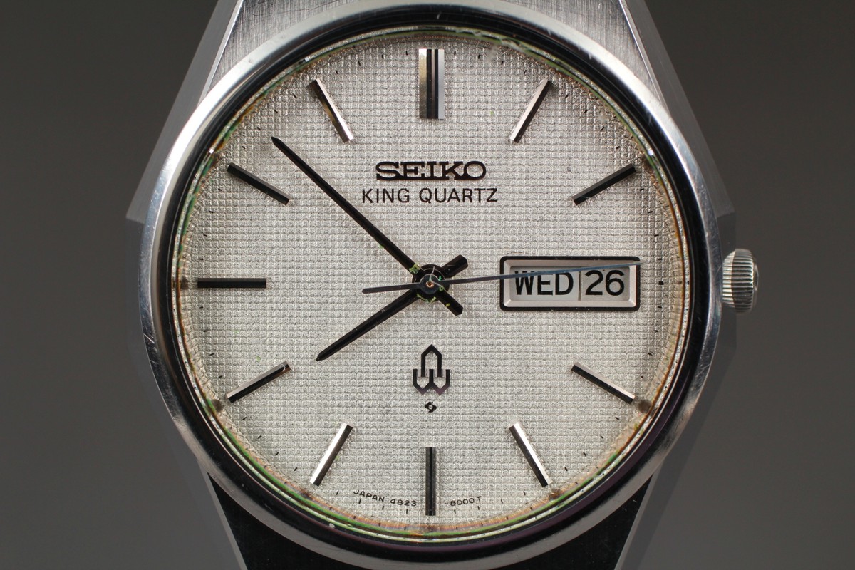 Exc+5] 1977 SEIKO 4823-8050 KING QUARTZ 48 Movement Vintage