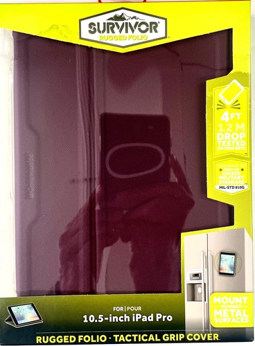 Griffin Survivor 10.5 Inch iPad Pro Rugged Folio Tactical Grip Cover w/Magnet - Picture 7 of 8