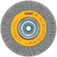 DEWALT 6 Inch Crimped Wire Wheel For Bench Grinder Premium Quality -  DW4905
