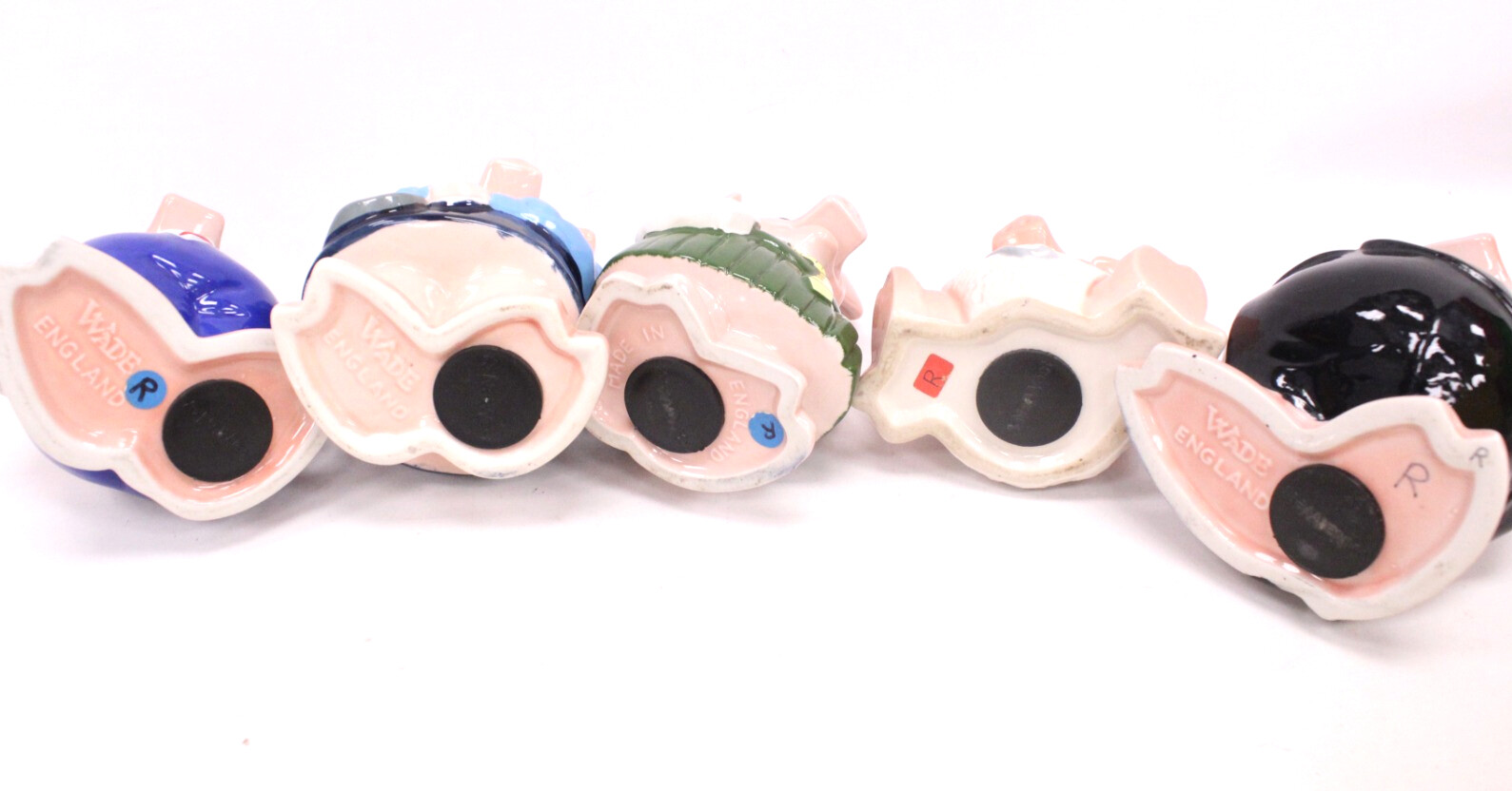 5x WADE NATWEST Pig Family Ceramic Piggy Banks Money Boxes With