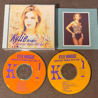 KYLIE MINOGUE Greatest Remix Hits Vol. II JAPAN CD WMC5-683~4 w 