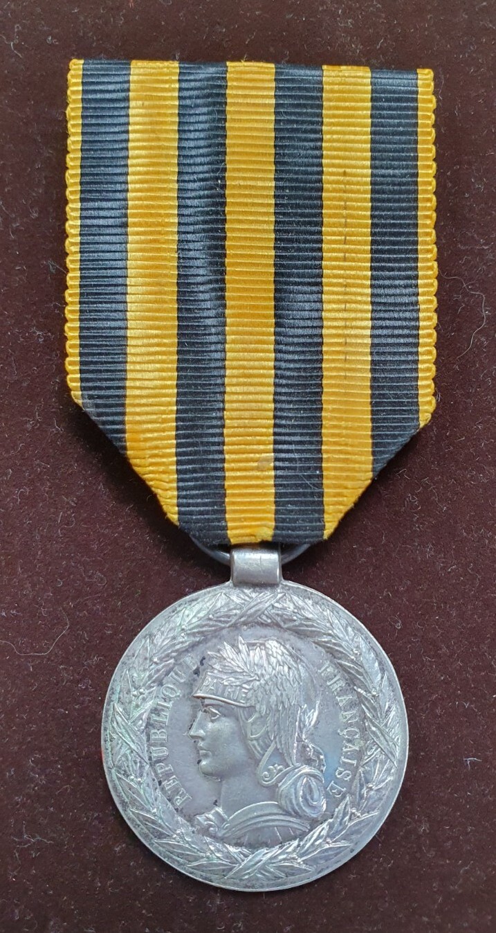 Médaille du Dahomey 1892 fabrication privée