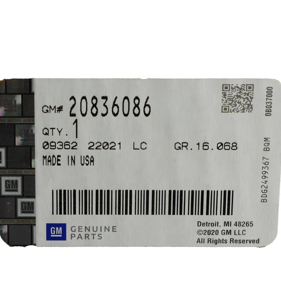 Espejo retrovisor exterior puerta delantera pasajero derecho cromo Hummer H3 H3T 20836086 OEM NUEVO Foto 4 de 4