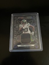 James Robinson 2022 Panini Obsidian Atomic Material Jersey Patch /125 Jets