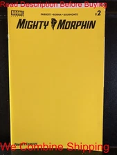 BARGAIN BOOKS ($5 MIN PURCHASE) Mighty Morphin #2 Yellow Blank Variant (2020)