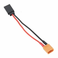 XT30 Male to JR Futaba Male Adapter 20awg 10cm Wire for Battery Hobby Toy
