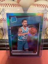 2020-21 Panini Donruss Grant Riller Green Flood Rated Rookie OKC Hornets
