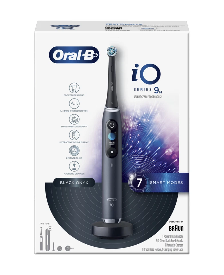 New Oral-B Io9 Electric Toothbrush With Travel Case - image 3 of 4