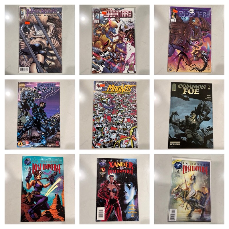 Lot of 9 Comics – Mixed Titles, No Duplicates