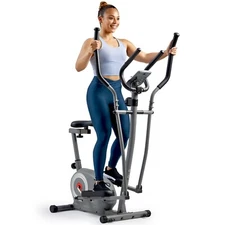 Sunny Health & Fitness Essential Magnetic 2-in-1 Elliptical - SF-E322004