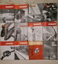 LOTTO RIVISTE-IL PROGRESSO FOTOGRAFICO-12 NUMERI -ANNO 1951/54/56-NUMERI IN BIO