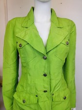 Vintage Versace Neon Green Jacket Size M L