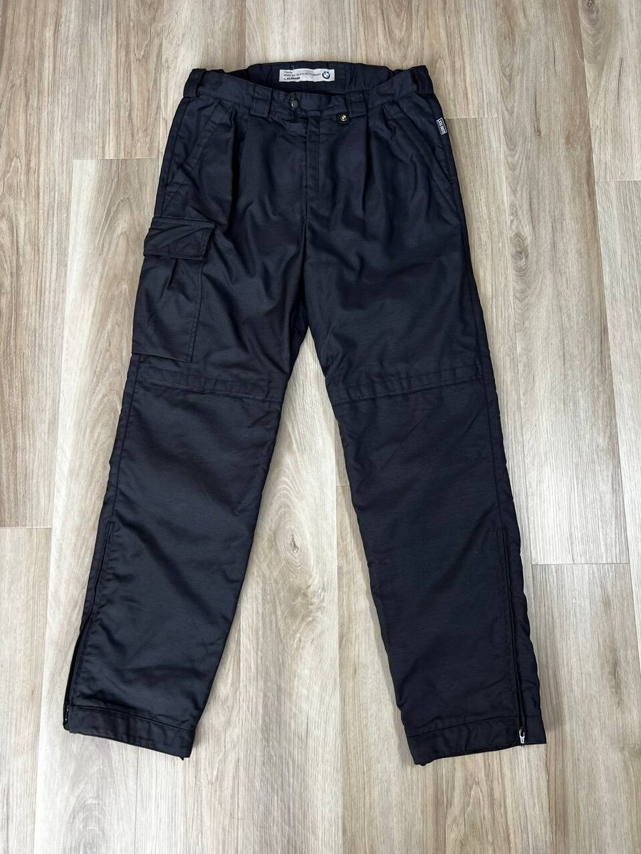 Vintage BMW Motorrad Motorcycle Pants Gore-tex Mens 50 Black AG 