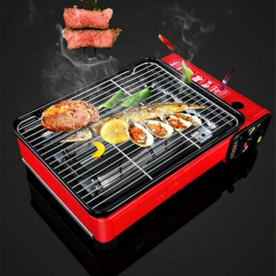 MARKENLOS Gas Grill BBQ Gasgrill Gaskocher Tragbar Camping Kocher Braten Party Weihnachten