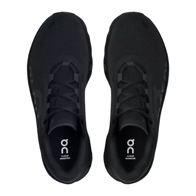 On Cloudmonster All Black Running Shoes 61.99025 Men's Size On Cloudmonster All Black Running Shoes 61.99025 Men's Size