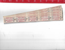 Vintage Lot 100 tickets Rocky Point park good for 1 bag of clam cakes R.I.