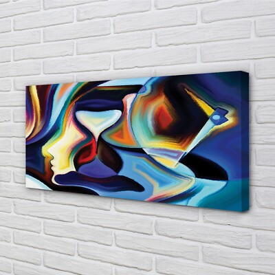 Tulup Leinwandbild 120x60 Wandkunst Die Bildfarben