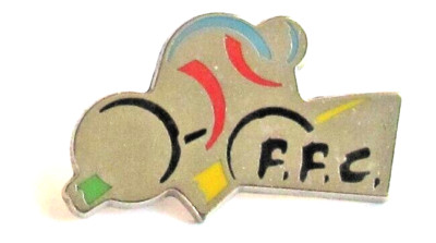 Anstecknadeln F.F.C. FRANZÖSISCHER RADSPORTVERBAND Signiert: Beraudy Vintage #5-1