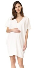 Hatch Maternity Women’s THE SLOUCH DRESS White Size O/S (Onesize) NEW